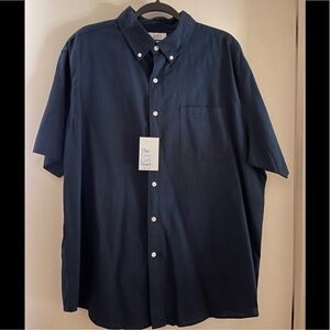 Croft & Barrow Dark Blue Casual Button-Down Shirt